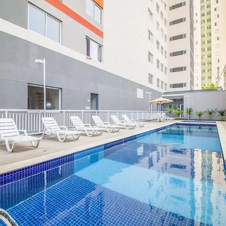 Espacoso II Apartamento Com Piscina - Metro Bras São Paulo Exterior foto